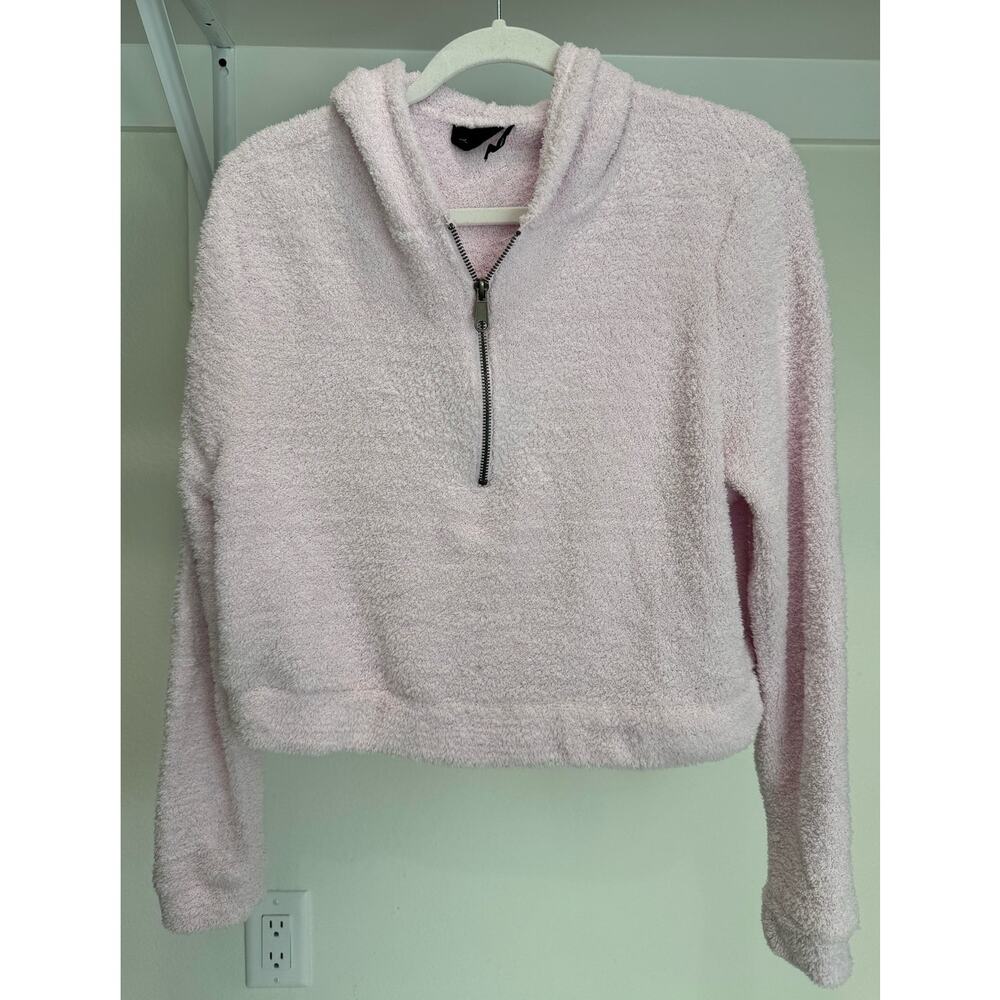 Urban Outfitters Light Pink Fuzzy Sweater